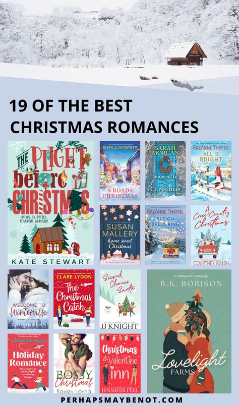 Christmas Books Romance, Middle Grade Christmas Books, Books To Read At Christmas, Christmas Book Ideas, Christmas Rom Com Books, Christmas Reading List, Spicy Christmas Romance Books, Winter Romance Books, Christmas Books For Adults