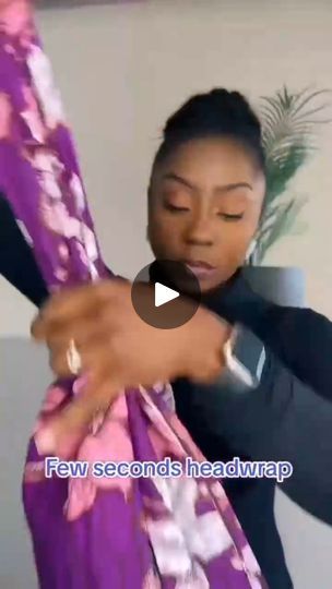 Simple Headwrap Tutorial. 
Head scarf tutorial for ladies

#headwrap #headwraptutorial #headwrapstyle #headwrapqueen #headscarf | Yakoema | Davido · AWAY Head Scarf Tutorial, Headwrap Tutorial, Diy Projects Plans, Head Wrap Styles, Scarf Tutorial, Head Scarf Styles, Head Wrap Scarf, Hair Design, Rita Ora