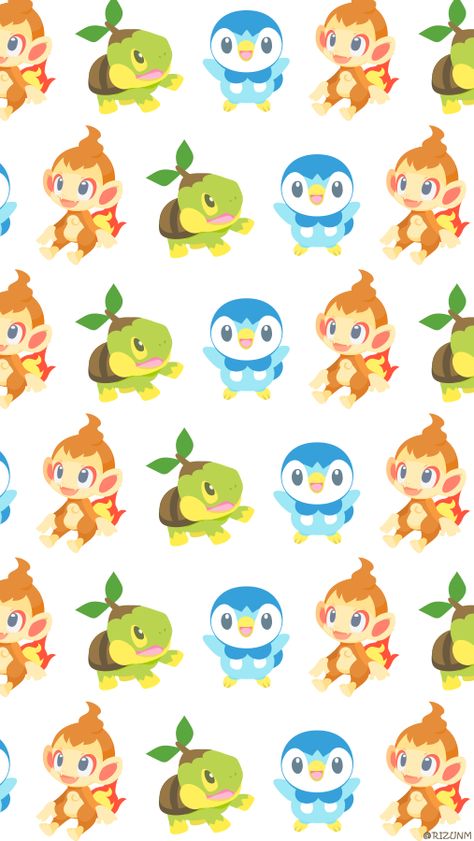 RizuNM | Piplup | Turtwig | Chimchar Chimchar Wallpaper, Turtwig Wallpaper, Pokemon Piplup Wallpaper, Piplup Tattoo, Pokemon Wallpaper Widget, Mudkip Wallpaper Iphone, Pokémon Background, Piplup Desktop Wallpaper, Pokemon Backgrounds Desktop