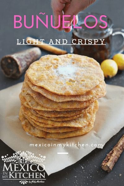 Easy Bunuelos Recipe, Mexican Christmas Desserts, Mexican Bunuelos Recipe, Mexico In My Kitchen, Bunuelos Recipe, Authentic Mexican Desserts, Traditional Mexican Desserts, Traditional Mexican Food, Mexican Dessert Recipes