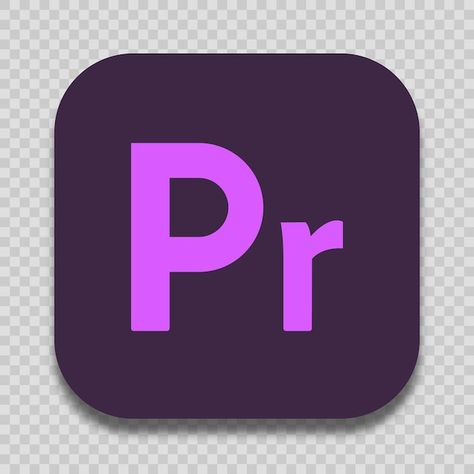 Vector adobe premiere pro software icon | Premium Vector #Freepik #vector #adobe-logo #adobe #adobe-software #adobe Adobe Premiere Pro Logo, Adobe Icon, Coding Logo, Adobe Logo, Software Logo, Social Logo, Logo Software, Photoshop Logo, Adobe Software