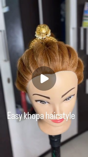 Khopa Hair Styles, Beauty Academy, Artist On Instagram, Hair Art, Hair Tutorial, Easy Hairstyles, Hair Stylist, Makeup Artist, Hair Accessories