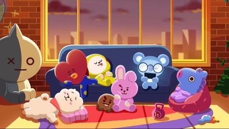 Bt21 Laptop Wallpaper, Bt21 Wallpaper Desktop Laptop, Bt21 Collection, Hd Landscape, 달력 디자인, Bt 21, Cute Blue Wallpaper, Cute Desktop Wallpaper, Animated Animals