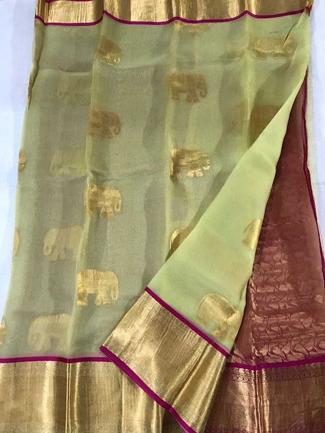 Latest kanchi organza sarees | Buy Online Kanchi OrganzaSarees Kanchi Organza Sarees, Opposite Colors, Elegant Fashion Wear, Organza Sarees, Organza Saree, How To Look Classy, Fashion Wear, Wedding Season, Elegant Fashion