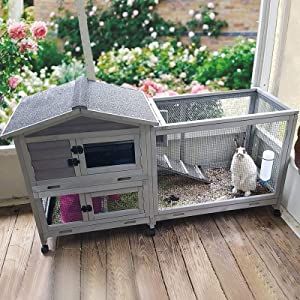 Rabbit Hutch Outdoor, Rabbit Cages Outdoor, Indoor Rabbit House, Chicken Enclosure, Large Rabbit Hutch, Rabbit Hutch Indoor, Indoor Rabbit Cage, Outdoor Rabbit Hutch, Bunny Hutch