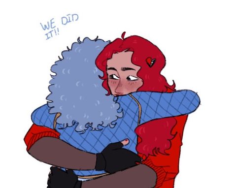 The red and Chloe hug after the finale we were robbed of 😞 – @uhhhh-em-draws-stuff on Tumblr Descendants Fanart, Disney Descendants Movie, Atlantis The Lost Empire, Red X, Red Y, Disney Descendants, Ever After High, Disney Dream, Disney Marvel