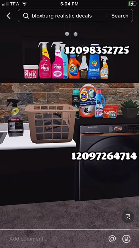 Laundry Room Sign Bloxburg Codes, Bloxburg Laundry Mat Sign, Bloxburg Seasoning Decals, Cleaning Supplies Decals Bloxburg, Air Fryer Decal Bloxburg, Detergent Decals Bloxburg, Laundry Detergent Decals Bloxburg, Laundromat Bloxburg Decal, Soap Decal Codes Bloxburg