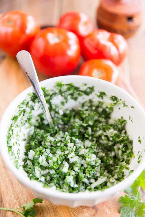 Tomato Onion Cilantro Salsa, Cilantro Onion Lime Relish, Onion Cilantro Taco Topping, Cilantro Tacos, Cilantro Salsa, Cilantro Recipes, Food Tiktok, Homemade Salsa Recipe, Mexican Salsa