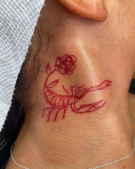 Best tattoo designs for men and women || Small tattoo designs || Simple Tattoos || Tattoo Ideas tattoo ideas for female || Small Tattoos || butterfly tattoo Flower Neck Tattoo, Scorpion Tattoos, Bauch Tattoos, Scorpio Tattoo, Neck Tattoos Women, Scorpion Tattoo, Neck Tattoo For Guys, Tattoos For Black Skin, Red Ink Tattoos