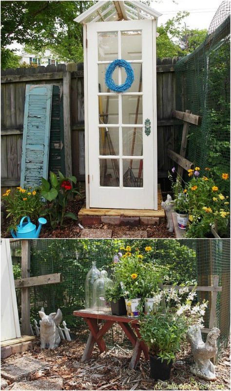 Simple And Cheap DIY Decorative Garden Shed Diy Garden Decor Projects, Wood Shed Plans, Build Your Own Shed, Build A Playhouse, Garden Storage Shed, Diy Shed Plans, Storage Shed Plans, Garden Decor Projects, Backyard Sheds