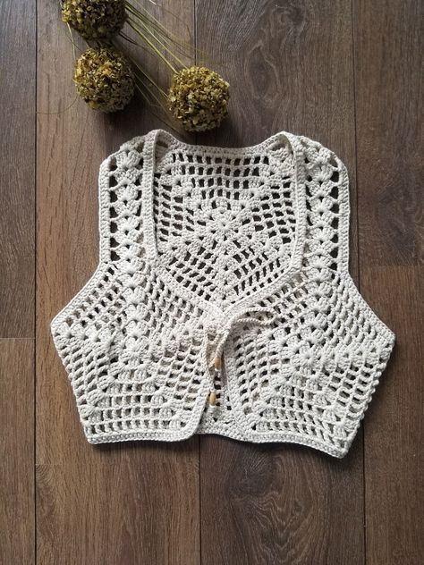 Crochet wrap top pattern