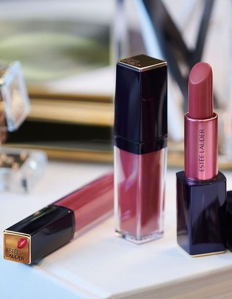 This Is the Best-Selling Lipstick in the World, and I Can See Why Rebellious Rose Estee Lauder, Estee Lauder Rebellious Rose Lipstick, Eye Language, Wedding Lip, Branded Makeup, Estee Lauder Lipstick, Lip Sticks, Peach Lipstick, Fancy Stuff