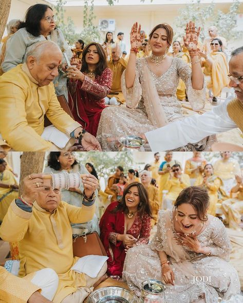 Here comes the unseen Chooda Ceremony Pics of the very Gorgeous Bride @officialsurbhic!! She is looking Beautiful.. ♥️☺️ Outfit - @prestocoutureofficial PR - @wedding_trip_ Jewels - @curiocottagejewelry On the feet - @azorafashionofficial Stylist - @stylebysaachivj Styling team - @styledbynikinagda @sanzimehta777 Glam - @makeupbypratiba Venue - @hotelchomupalace Event Planners - @intimateaffairsbyrt Chooda Covers - @pirohi.by.nb Follow 👉 @TheFabApp for more updates.. ✔️ . . . . . #indianbri... Choora Ceremony Decor, Chooda Ceremony, Lehenga Bollywood, Bride Getting Ready Photos Indian, Indian Bride Getting Ready, Event Planners, Here Comes, Event Planner, Beautiful Bride