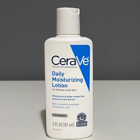 CeraVe Daily Moisturizing Lotion for Dry Skin | Body Lotion & Facial Moisturizer with Hyaluronic Acid and Ceramides | Fragrance Free | 19 Ounce Cerave Daily Moisturizing Lotion, Dry Skin Body Lotion, Daily Moisturizing Lotion, Dry Skin Body, Lotion For Dry Skin, Moisturizing Lotion, Oil Free Moisturizers, Face Lotion, Facial Moisturizer