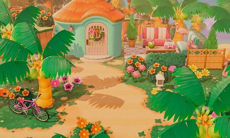 Tropical Beach Resorts, Animal Crossing Funny, Animal Crossing Guide, Animal Crossing Wild World, Island Theme, Animal Crossing Characters, Tropical Animals, Animal Crossing Villagers, Tropical Resort