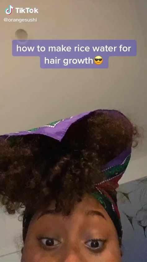 Natural Hair Growth Journey Pictures, Rice Water 4c Hair, Rice Water For Hair Growth Black Hair, How To Make Rice Water For Hair Growth Black Women, Rice Water For Hair Growth, Curly Hairstyle Ideas, Rice Water For Hair, Water Hair Growth, Cabello Afro Natural