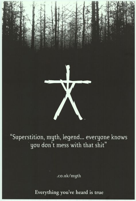 The Blair Witch Project...the only movie that REALLY scared me..... Blair Witch Symbol, Witchy Symbols, The Blair Witch Project, Horror Quotes, Horror Movie Tattoos, Blair Witch Project, 100 Quotes, Movie Tattoos, Blair Witch