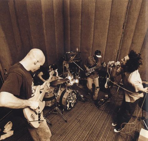 rage against the machine in the studio | PoP dEFECT RADIO: Rage Against The Machine Brad Wilk, Tim Commerford, Bulls On Parade, Rehearsal Studios, Tom Morello, Neil Peart, Evil Empire, Machine Photo, Rage Against The Machine