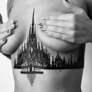 3,637 följare, 145 följer, 7,991 inlägg - Se foton och videoklipp från Stilbloggen (@stilbloggen) på Instagram Cathedral Chest Tattoo, Dreamy Castle, Under Chest Tattoo, Castle Landscape, Underboob Tattoo Designs, Wallpaper Widget, Castle Tattoo, Chest Tattoos For Women, Chest Piece Tattoos