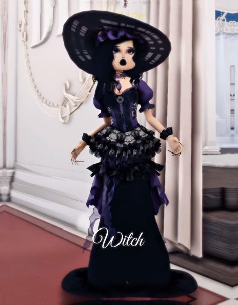 Dti Outfits Roblox Tudor Period, Witch Outfit Dress To Impress, Witch Dress To Impress, Holiday Dress To Impress, Dress To Impress Halloween, Halloween Fashion Outfits, Harajuku Dress, Fancy Dress Code, Dti Hacks