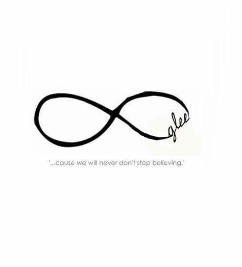 Glee ❤ Glee Tattoo, Glee Bts, Glee Funny, Glee Quotes, Dont Stop Believing, Glee Club, Naya Rivera, Glee Cast, Funny Tattoos