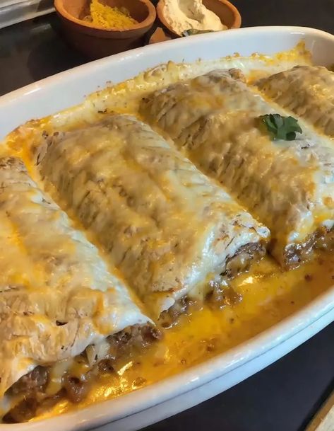 Tex Mex Beef Enchilada Recipe, Beef Enchilada Recipe, Meat Dinners, Mexican Foods, Beef Enchiladas, Broccoli Cheddar Soup, Cheddar Soup, Enchilada Recipes, Broccoli Cheddar