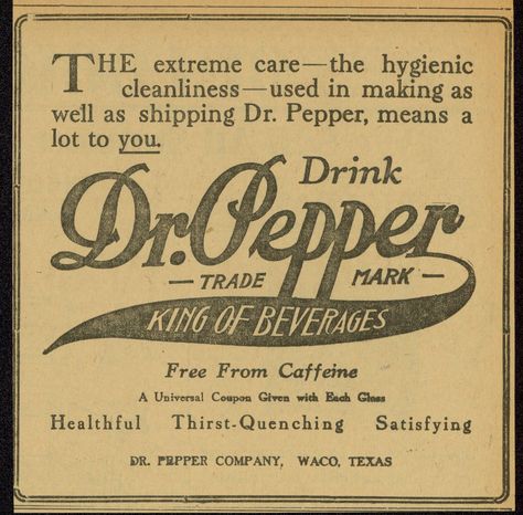 Dr Pepper Museum - Dr Pepper History | The Dr Pepper Museum Dr Pepper Museum, Luis Martinez, Texas Icons, Diet Dr Pepper, Pic Wall, Vintage Pepsi, Plants In Bottles, Typography Alphabet, Doctor On Call