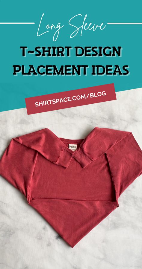 Best Long Sleeve T Shirt Design Placement Ideas | ShirtSpace Shirt Design Placement, Logo Placement, Graphic Tshirt Design, Wholesale Shirts, Tshirt Design, Cool Logo, Oversized Shirt, T Shirt Design, Shirt Design