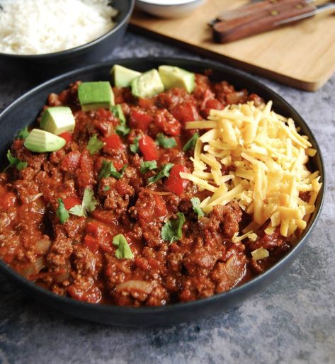 Chilli Con Carne - Something Sweet Something Savoury Best Chilli Con Carne, The Best Chilli, Easy Chilli Con Carne, Best Chilli, Chilli Con Carne Recipe, Carne Recipe, Chicken Chilli, Con Carne Recipe, Chicken Mince