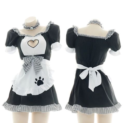 Maid Lingerie, Anime Lingerie, Style Kawaii, Maid Outfit, Kawaii Dress, Romantic Evening, Maid Dress, Lolita Fashion, Kawaii Fashion