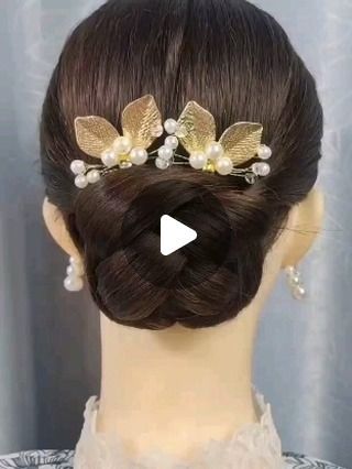 Different Bun Hairstyles, Bun Hairstyles For Wedding, Hair Bun Hairstyles, New Hair Quotes, Hair Bun Styles, Easy Hair Up, Hair Items, Beautiful Buns, Easy Bun Hairstyles