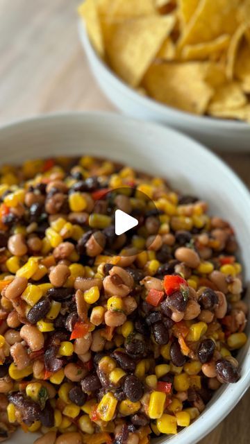 Kirk Muenzenberger on Instagram: "Cowboy Caviar - the perfect (healthy) app for those warm summer parties!!

All the cheese, sour cream, and mayo based appetizers don’t do well in 85 and sunny. This one does, and is packed with protein!

Ingredients:
1 Can Black Beans
1 Can Black Eyed Peas
2C Corn
1 Small Jalapeño
1/2 Red Bell Pepper
1/2 Orange Bell Pepper
1/3 Small Red Onion
1/4C Chopped Cilantro
1/4C Olive Oil
1 Lemon, Juiced
1/4C White Wine Vinegar
1t Salt
1/4t Pepper
1/2t Garlic Powder
1/4C Sugar
1t Chili Powder
3/4t Chipotle Chili Powder

Drain and rinse the beans and peas. Finely chop the other veggies. Mix everything together in a bowl and eat it all up!

Enjoy!

#cowboycaviar #appetizer #appetizers #dips" Orange Bell Pepper, Healthy Apps, Protein Ingredients, Can Black Beans, Chipotle Chili Powder, Chipotle Chili, Cowboy Caviar, Wine Vinegar, White Wine Vinegar