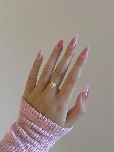 Paznokcie Hello Kitty, Classy Acrylic, Kutek Disney, Baby Pink Nails, Milky Nails, Light Pink Nails, Manikur Kuku, Nagel Tips, School Nails