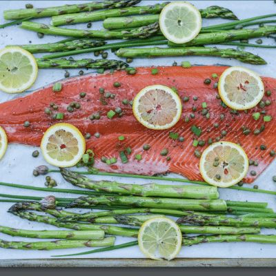 Copper River Salmon Recipes Baked, Copper River Salmon Recipes, Easy Vacation Meals, Wild Salmon Recipe, Copper River Salmon, Oven Baked Salmon Recipes, Salmon Piccata, Sheet Pan Salmon, Oven Roasted Salmon