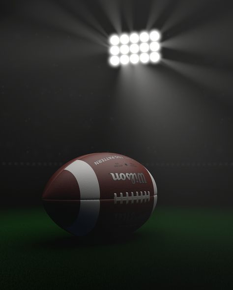 American football ball American Football Ball, Football Lights, Football Background, 3d Blender, School Theme, Football Ball, Flag Football, Nfl Sports, School Football