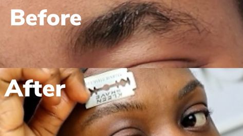 This is a 1..2..3 step on how to groom your eyebrows it is very simple and detailed you want to see this #beginners #eyebrowshaping #eyebrows #eyebrowsonfleek #eyebrowtutorial How To Shave Eyebrows For Beginners, How To Shape Eyebrows For Beginners, Eyebrows At Home, Shave Eyebrows, Eyebrow Routine, Plucking Eyebrows, I Miss You Guys, Filling In Eyebrows, Happy New Month