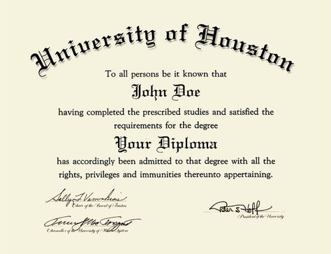 University of Houston Diploma Frame $182  http://www.diplomaframe.com/uhou/ct-bauer-college-of-business/gold-embossed-diploma-frame-132595.aspx Presbyterian College, Quotes For Graduation Caps, Business Writing Skills, Graduation Certificate Template, University Certificate, Business Administration Degree, Graduation Certificate, New Mexico State University, Bachelor Of Commerce