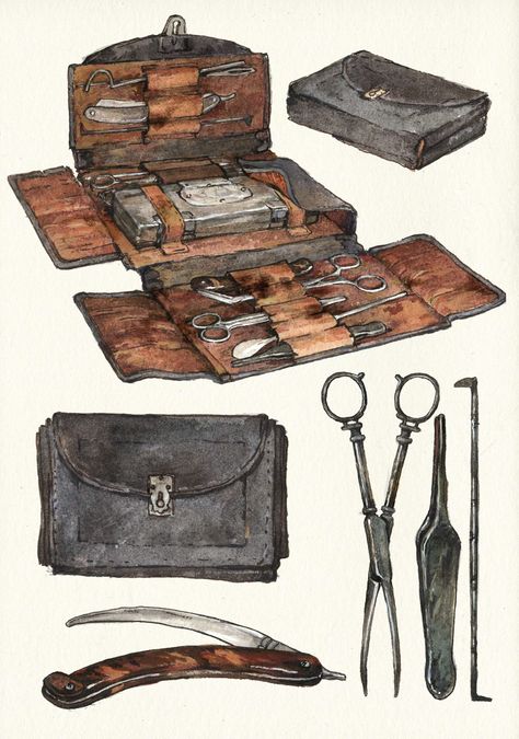 Heroic Fantasy, Art Magic, Magic Items, Fantasy Props, St Cloud, Call Of Cthulhu, Things To Make, Straight Razor, Prop Design