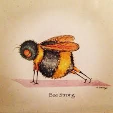 Bee Strong, Bee Artwork, Bee Inspired, Bee Art, Bees Knees, Whimsical Art, Animal Art, Cute Drawings, Art Journal