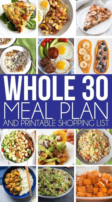 Snacks Whole 30, Meal Plan For Week, Meal Schedule, 30 Diet, Whole 30 Meal Plan, Printable Recipes, Whole 30 Diet, Paleo Lunch, Ketogenic Diet Meal Plan