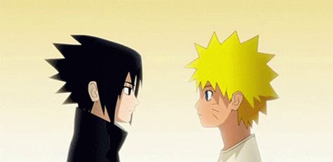 Naruto Friendship, Naruto Gifs, Naruto Amv, Naruto Gif, Naruto Vs Sasuke, Naruto Vs, Images Kawaii, Sasuke X Naruto, Naruto Shippuden Sasuke