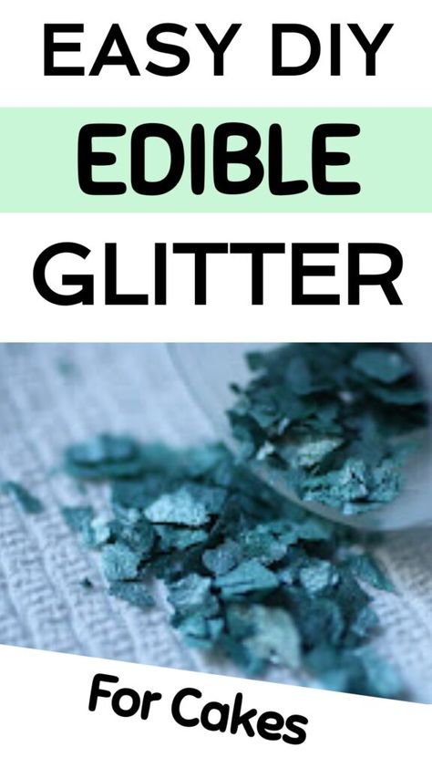 easy diy edible glitter for cakes How To Make Edible Glitter, Make Edible Glitter, Edible Glitter Sugar, Edible Luster Dust, Gum Flavors, Sanding Sugar, Liquid Sugar, Diy Edible, Cake Piping