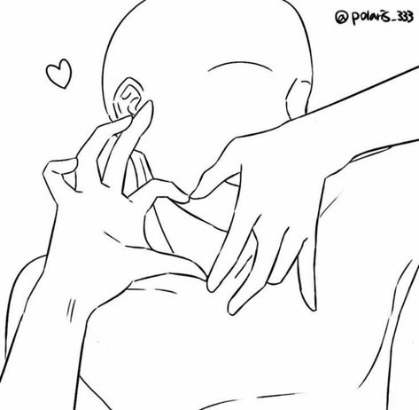 Two People Making Heart With Hands, Hand Heart Pose Drawing, Heart Hands Drawing Pose, Heart Hands Pose Drawing Reference, Hand Heart Drawing Reference, Pose Reference Heart Hands, Reference Poses Making Out, How To Draw Hands Making A Heart, Hands Making Heart Drawing