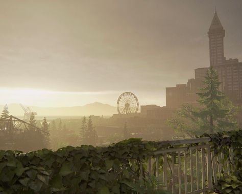 Tlou Aesthetic Game, The Last Of Us Scenery, Tlou Hbo Aesthetic, Tlou Landscape, Tlou Concept Art Wallpaper, Tlou Scenery, Tlou2 Scenery, Tlou Visuals, Laptop Wallpaper Desktop Wallpapers