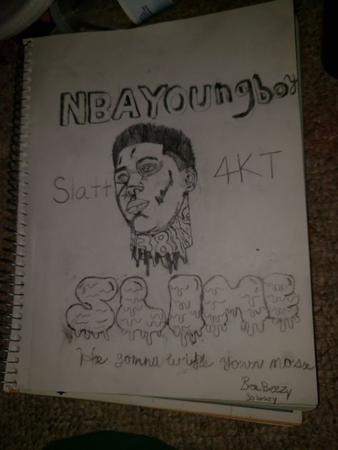 I was bored and decided to draw ( I know its terrible) #first post Nba Youngboy Drawing, Youngboy Drawing, Nba Youngboy, Rappers, To Draw, Nba, I Know, Book Cover, Drawings