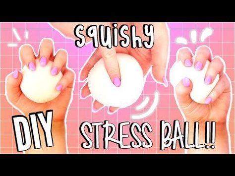 DIY+SQUISHY+STRESS+BALL+Without+Balloons!!+|+How+to+make+a+Stress+Ball+SUPER+EASY!! How To Make Putty, Diy Squishy, Diy Stressball, Sensory Classroom, Squishies Diy, Sensory Ideas, Squishy Toys, Diy Galaxy, Diy Slime