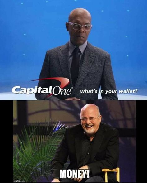 Dave Ramsey credit cards baby steps capital one meme money budget debt free Meme Money, Money Humor, Financial Peace University, Money Printables, Money Budget, Best Money Saving Tips, Financial Peace, Capital One, Making Life Easier