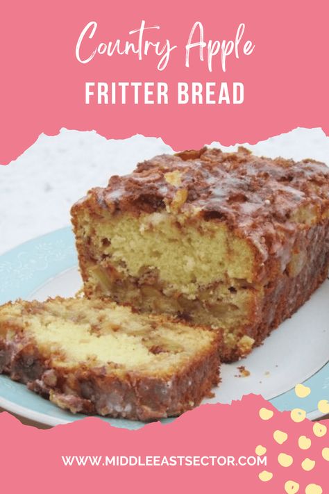 Cinnamon Loaf Recipe, Country Apple Fritter Bread, Apple Cinnamon Loaf, Apple Bread Recipe, Cake Loaf, Apple Cinnamon Bread, Apple Fritter Bread, Apple Streusel, Apple Fritter