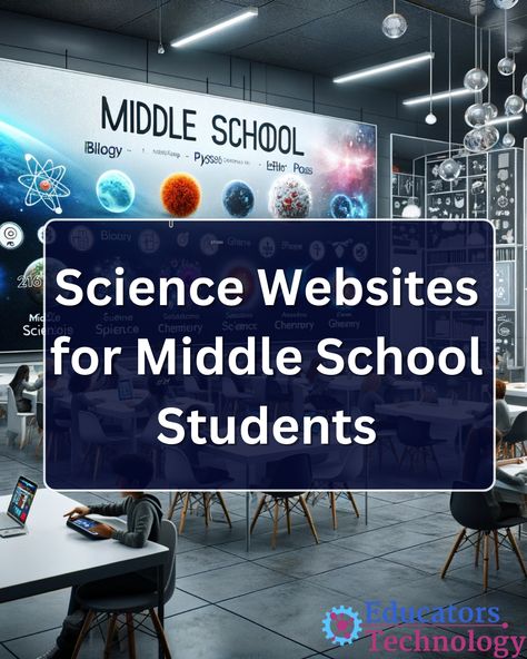 In an age where information is at our fingertips, finding the right resources to spark curiosity and foster understanding in young minds is key. This comprehensive guide introduces a selection of fifteen diverse and engaging science websites for middle school students, each offering a unique approach to scientific exploration and learning. From interactive experiments on… Science Websites, Teaching Middle School Science, Middle School Science, Middle School Student, Teaching Science, Educational Technology, School Students, Middle School, The Middle