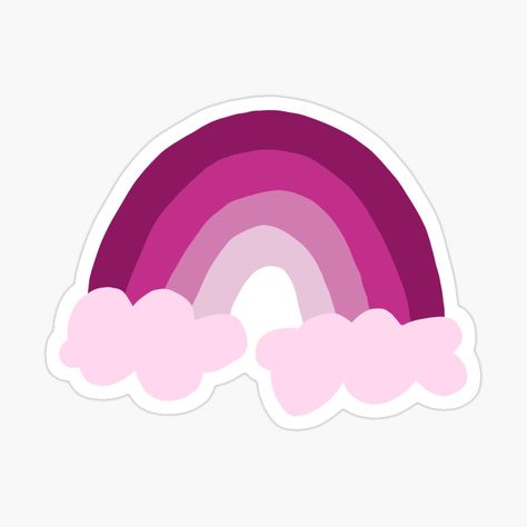 Border Desings Aesthetic, Cute Rainbow Stickers, Stickers Rainbow, Aesthetic Rainbow, Pink Stickers, Sticker Aesthetic, Preppy Stickers, Stickers Aesthetic, Cute Rainbow